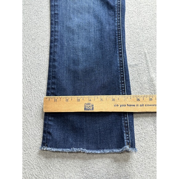 J. Crew Denim Demi Boot Crop Jeans Women's Size 27 Style AB378 Blue Distressed - Picture 14 of 16
